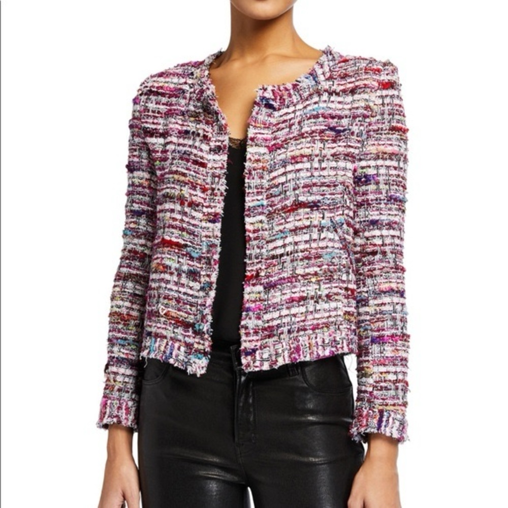 IRO Multicolor Tweed Cropped Blazer